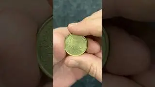 Spain 🇪🇸 50 euro cent 1999 - before and after #trending #coin #polishing #euro #spain #asmr