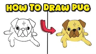 How to Draw a Pug &ndash; Cute and Easy Dog Breed Drawing for Everyone