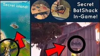 Fortnite Batman&rsquo;s NEW secret shack in game + New secret island POI In-game! (SEASON 6) Showcase