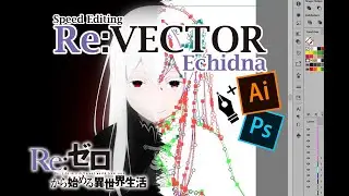 Speed editing Re:VECTOR echidna (Mous user)
