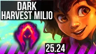 MILIO & Lucian vs LEONA & Kai'Sa (SUP) | Dark Harvest, Good KDA: 3/1/18 | EUW Master | 25.24