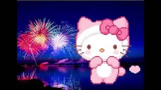 Hello Kitty dances to 