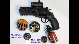 Пистолет Umarex BRODAX .177 Cal Co2 BB, первый взгляд и тестирование с пулями