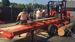 Wood-Mizer LX450 Sawmill Demonstration Open House 9-25-17