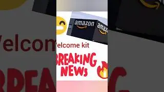 Welcome kit for VCS from Amazon 🎉🎉🎉