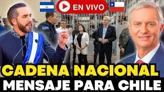 🚨 EN VIVO: CADENA NACIONAL | Bukele SACUDE a CHILE con este mensaje histórico VISITA DE KAST