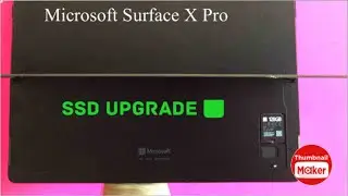 Microsoft Surface X Pro How to  upgrade or swap SSD