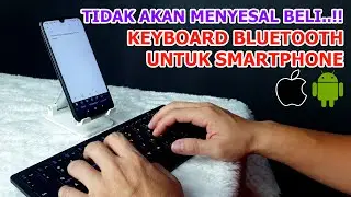 Rekomendasi Keyboard Mini Super Slim Bluetooth Wireless for smartphone Android Iphone Ipad IOS