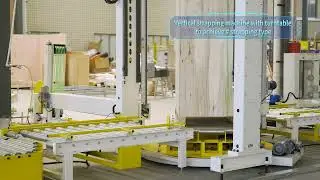 Pallet lifter , pallet strapping machine and wrapping machine