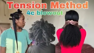 МАКСИМАЛЬНАЯ ДЛИНА! Сушка феном натуральных волос типа 4C методом натяжения | Обзор и инструкция ...