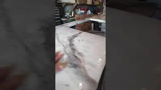 12ft epoxy countertop 30+ hours after clear coat.