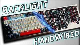 3D Printed - Upcycled - Backlighted - Handwired - 100% Mechanical Keyboard