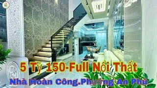P2099 )5Tỷ150- nh&agrave; ho&agrave;n c&ocirc;ng full nổi thất phường An Ph&uacute; Th&agrave;nh Phố HCM  #nh&agrave;đấtho&agrave;ngph&aacute;tland #bđs86