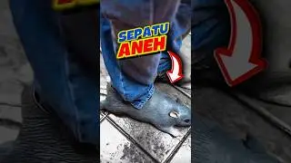 Tukang Semir Kaget Lihat Sepatu Ini! #unik #random #shorts