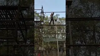 #Vertigo test #Work at height. ऊंचाई पे काम करने से पहले वर्टिगो टेस्ट किया जाता है।