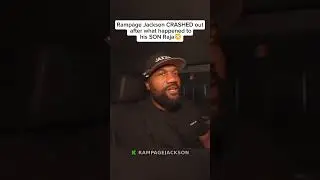 Rampage Jackson Crashed out after what happened to his son Raja😳