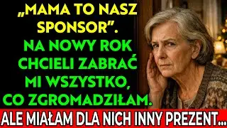 „Wyluzuj, kochanie, przyjedź. Mama u nas jest sponsorem.” Na Nowy Rok zrobiłam im prezent. Ale inny…