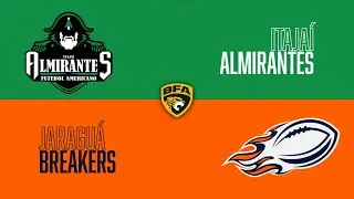 BFA 2022 - Itaja&iacute; Almirantes 53 x 00 Jaragu&aacute; Breakers | Melhores Momentos