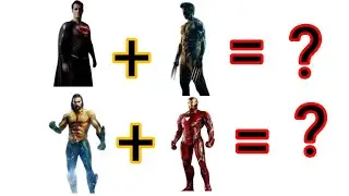 DC & Marvel Characters Merged  - AI Generated Fusions #ai #aiart #marvel #dc  #midjourneyartist