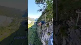 training flips in Lauterbrunnen #mountains #flying #adrenaline #nature #summer #switzerland #skydive