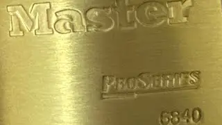 Master Lock 6840 Defeated & Gutted For Green Belt