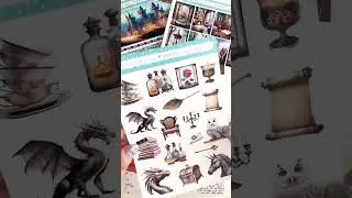 Dark Magic Fantasy Sticker Kit Daily PWM #stickers #planner #planneraddict #journal #planning