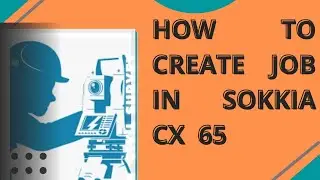 How to create job in sokia Ts cx-65