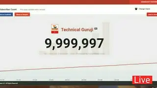 technical guruji Live, technical guruji live, subscriber count technical guruji live stream,