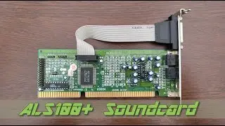 Another cheap ISA Soundcard: The Asound Gold AS004 featuring the Avance Logic ALS100 Plus