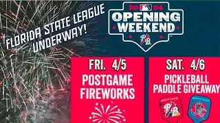 Expect fireworks and pickle ball for Florida State League baseball opening weekend