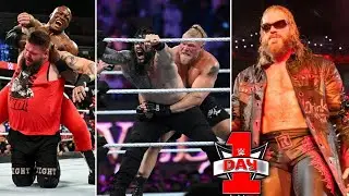WWE DAY 1 Full Highlights- Roman Reigns Vs Brock Lesnar! Seth Rollins New Champion? Edge Vs Miz