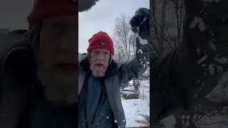 Early snow, early snow shoveling, Oh Nooo #alaska #shovelingsnow #snowkite #ozonekites #mobygratis