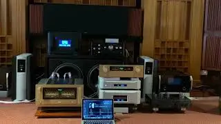 Accuphase C-2450, Accuphase P-7300, Proac D100