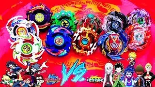 Bladebreakers VS God Beigoma Academy -TEAM BATTLE- Beyblade Burst Evolution!神 米駒学園 vs 爆転シュートベイブレードG