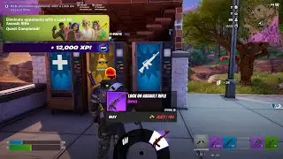 Fortnite - Eliminate Opponents With A Lock On Assault Rifle (WEEK 10 Quests Challenges)