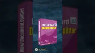 How to Split Word Documents in Separate word File? Link in Description