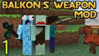 Riesige Glieder! - Let's Battle S3 #1 Minecraft Balkon's Weapon Mod | ungespielt