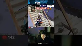 1 HP Clutch 😱🔥 1v4 Bgmi #ogra #shorts #viral #ytshorts #trending #bgmi #clutch