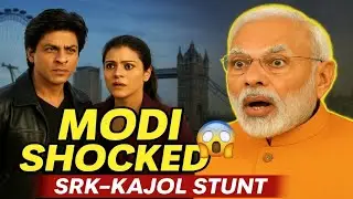 Modi shocked after watching SRK-Kajol's London stunt 😱 | Was this real?