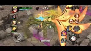 Destroying high rank GOKUNIN with Naruto final valley