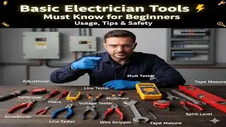 Basic Electrician Tools ⚡ Must Know for Beginners