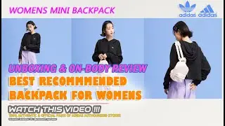 Unboxing ADIDAS ORIGINALS TREFOIL MINI BAG BACKPACK PEACHES WOMENS GD1644 (100% AUTHENTIC & RESMI)