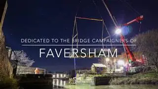 Faversham Creek, lifting the bridge.