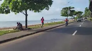 Along Aberdeen Beach in SIERRA LEONE (Freetown)