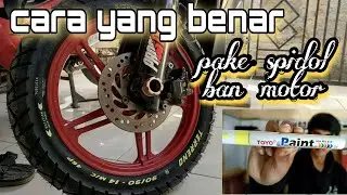 Cara Pakai Spidol Ban Motor