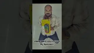 Zebronics Zeb Barrel 150 Portable Bluetooth Dj Speaker 20W @zebronics #bluetoothspeaker