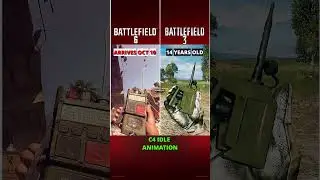 BATTLEFIELD 6 VS BATTLEFIELD 3 COMPARISON - C4 Idle Animations #battlefield6