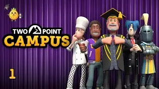 Abrimos el campus universitario - TWO POINT CAMPUS Gameplay Espa&ntilde;ol - Episodio 1
