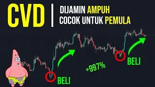 TRIK TERBAIK IKUTIN GERAK - GERIK BANDAR DENGAN INDIKATOR CVD ! TUTORIAL PEMULA !