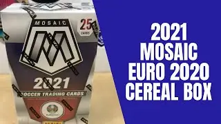 Soccer? 2021 Mosaic UEFA Euro 2020 Soccer Cereal Box
